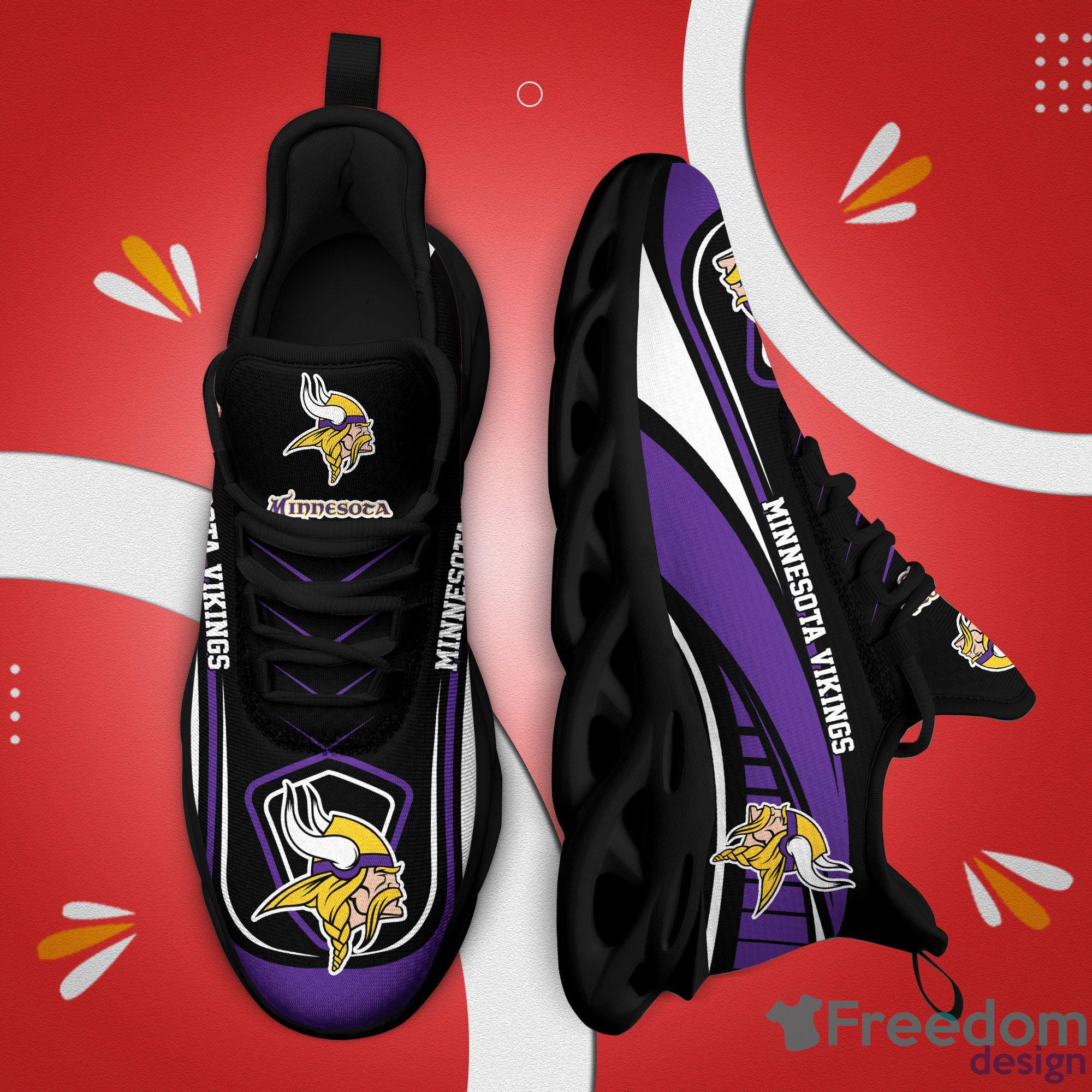 40% OFF Minnesota Vikings Sneakers Max Soul Shoes On Sale – 4 Fan Shop