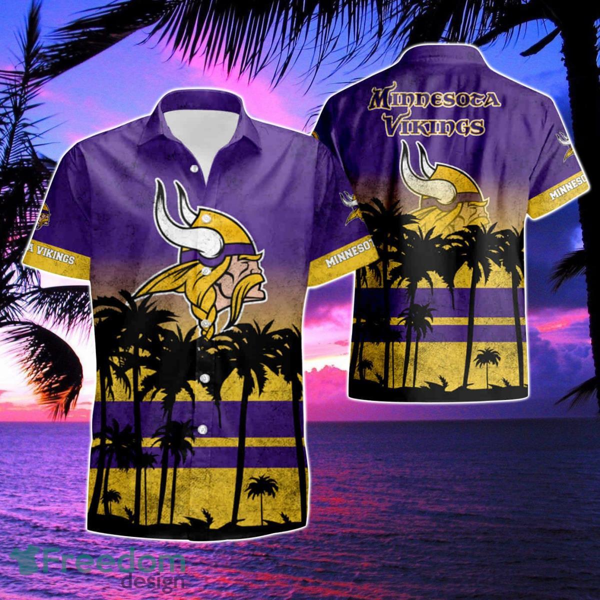 Minnesota Vikings NFL Hawaiian Shirt & Short Product Photo 1