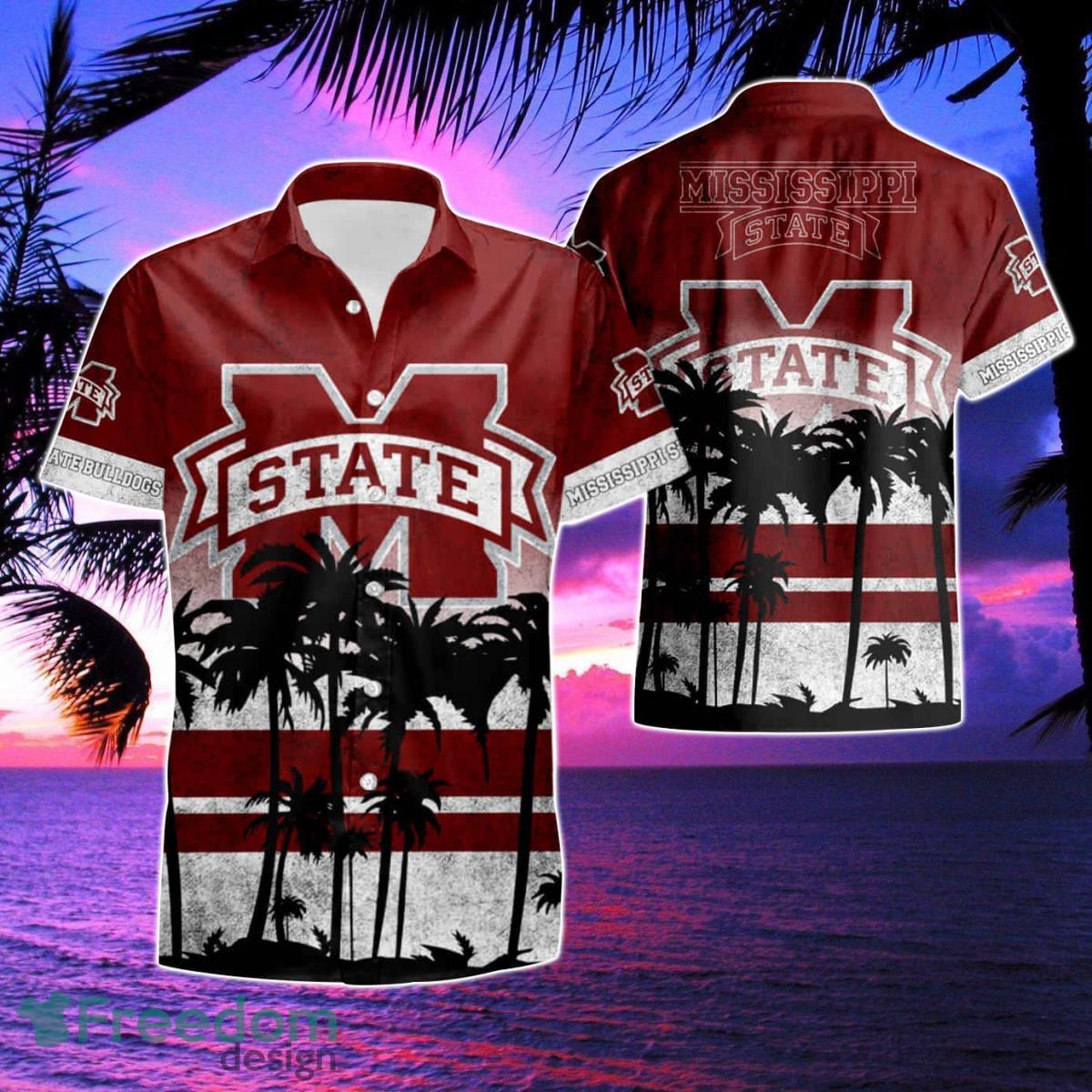 Mississippi State Bulldogs Hawai Hawaiian Shirt & Short Product Photo 1