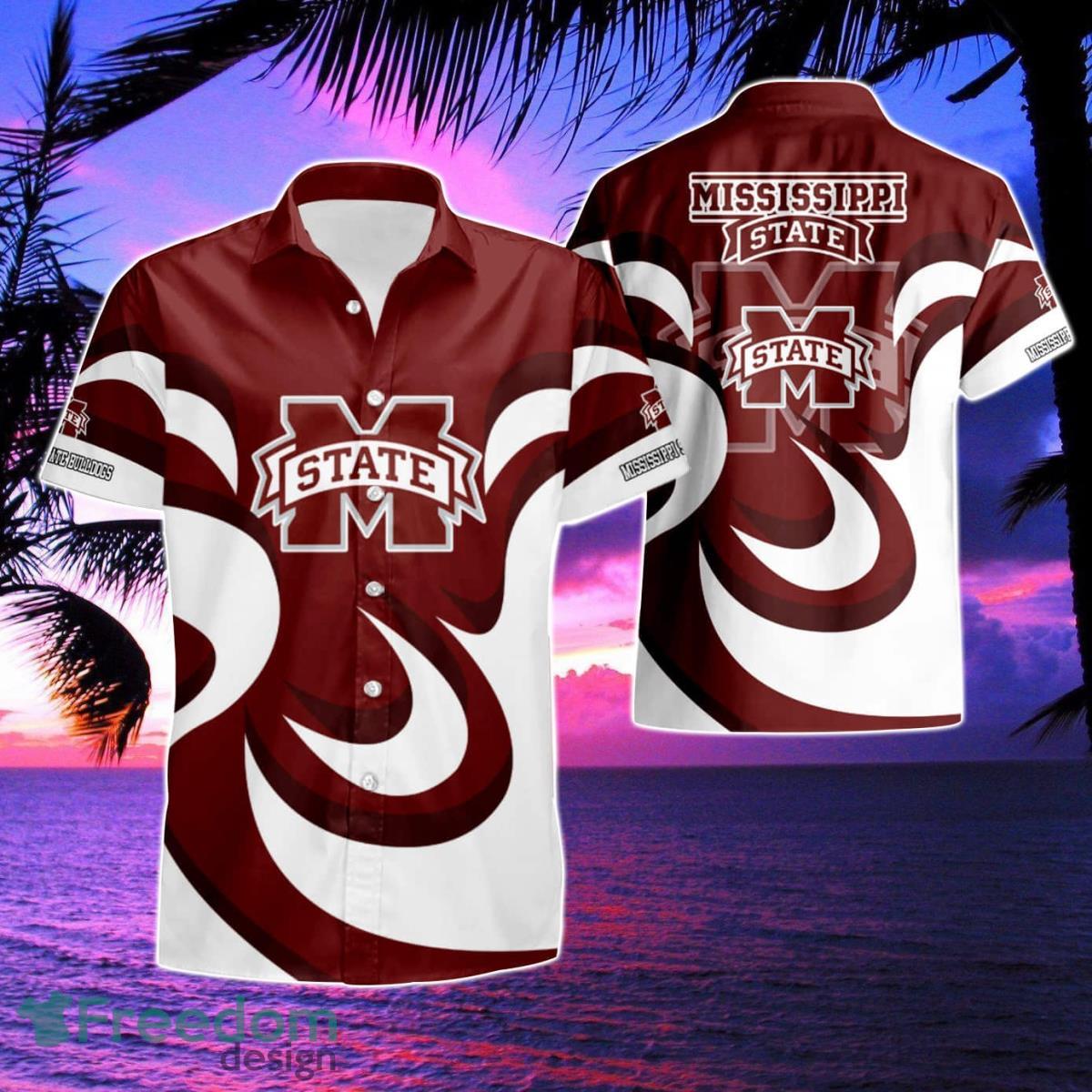 Mississippi State Bulldogs NCAA1 Hawaiian Shirt & Short Product Photo 1