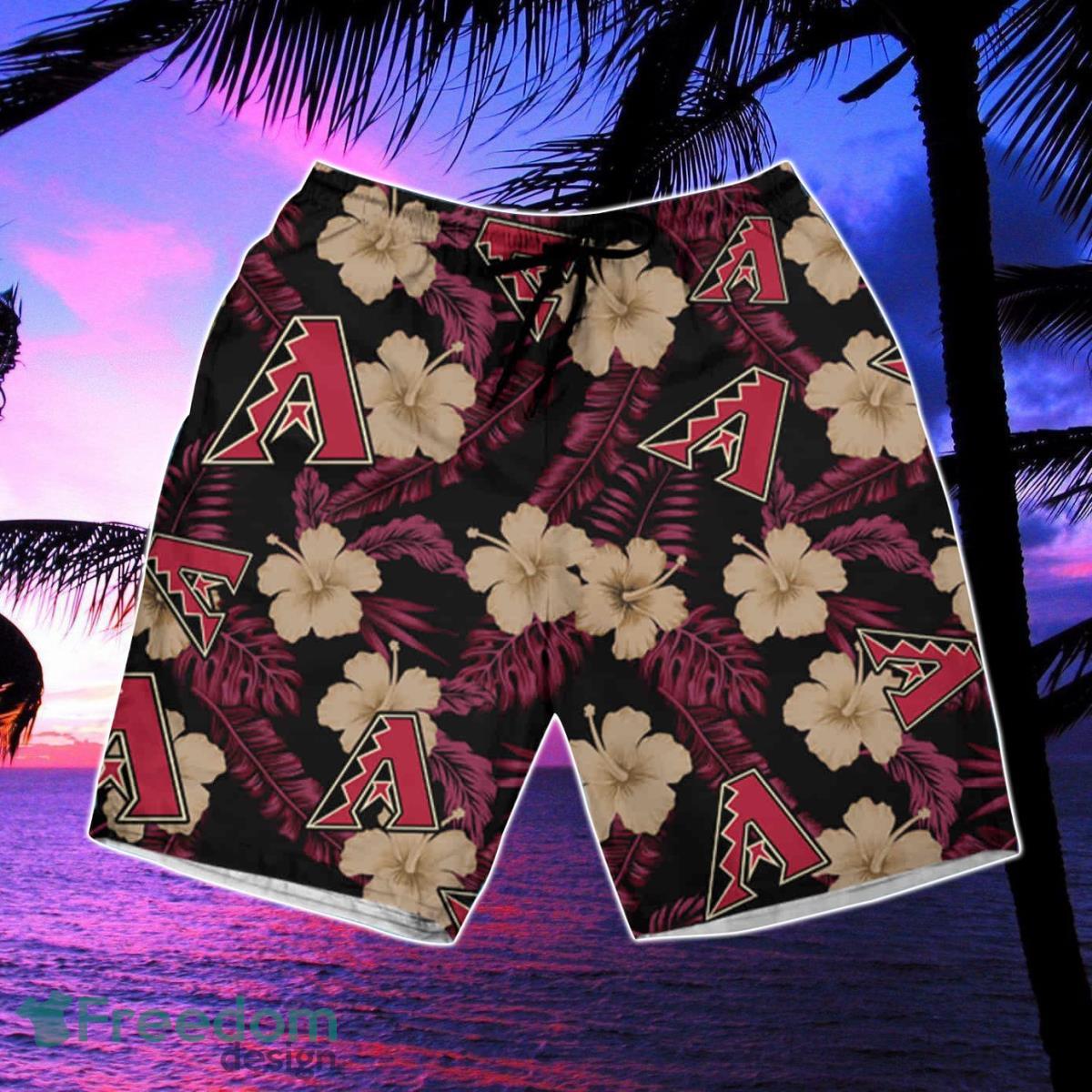 MLB Arizona Diamondbacks Hawaiian Shirt & Short Product Photo 3 MLB Arizona Diamondbacks Hawaiian Shirt & Short Product Photo 3