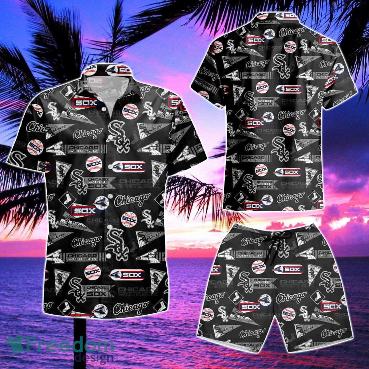 MLB Chicago White Sox Baseball Hawaiian Shirt & Short Product Photo 2