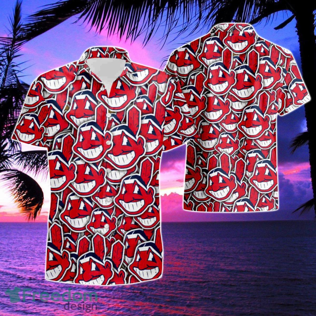 Cleveland Indians MLB Summer 3D Hawaiian Shirt Gift For Men And