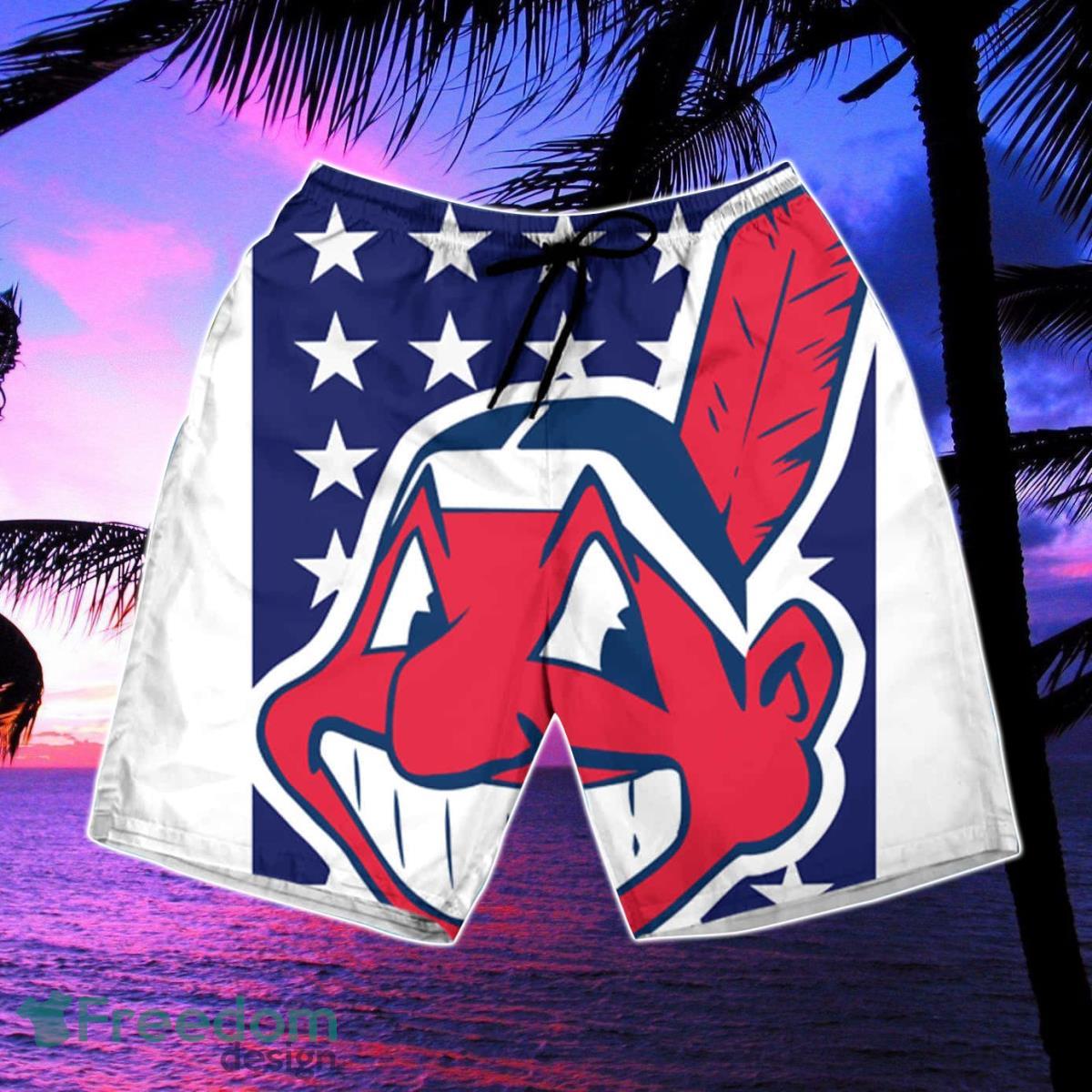 MLB Cleveland Indians Premium Hawaiian Shirt & Short Product Photo 3 MLB Cleveland Indians Premium Hawaiian Shirt & Short Product Photo 3