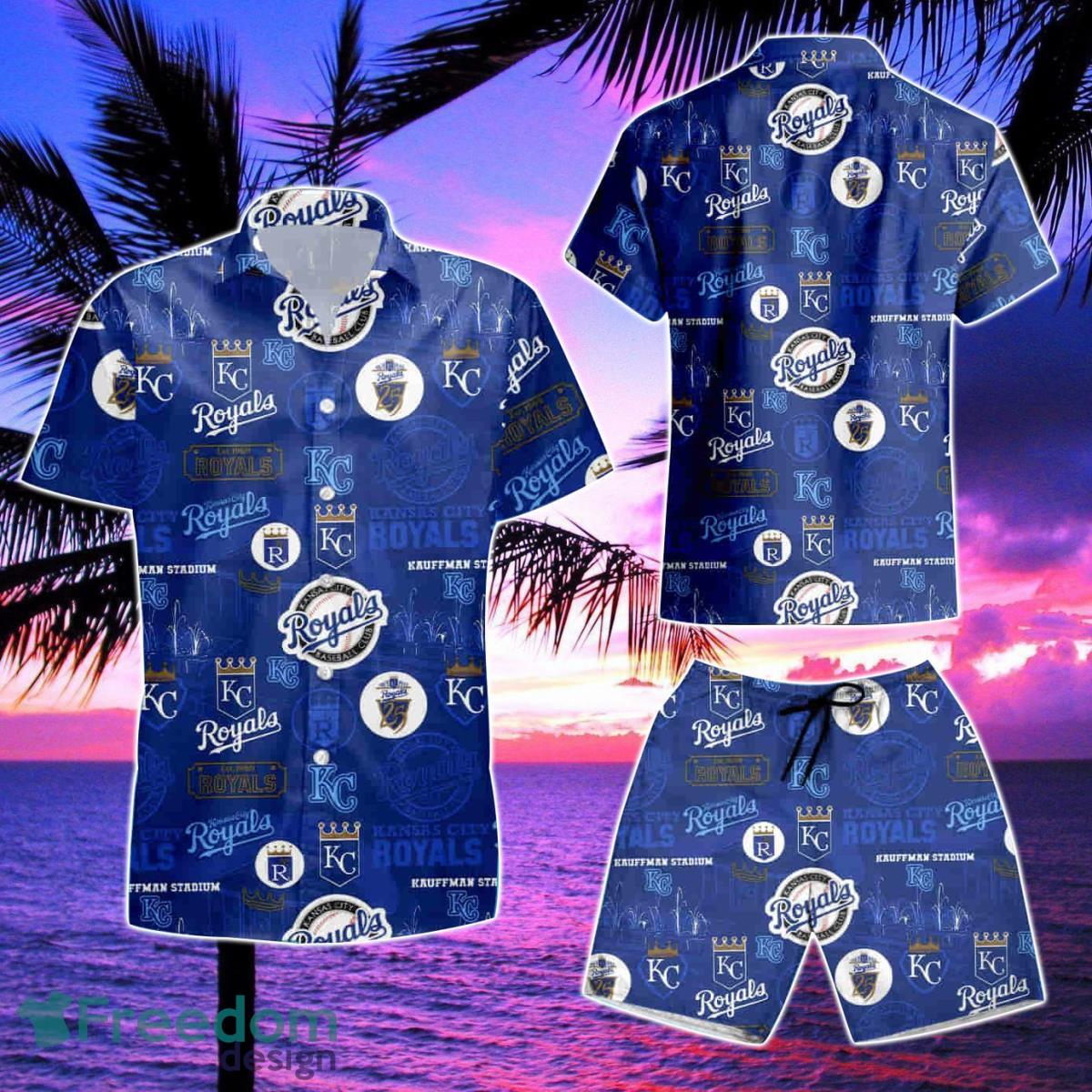 MLB Kansas City Royals Hawaiian Shirt & Short Product Photo 2