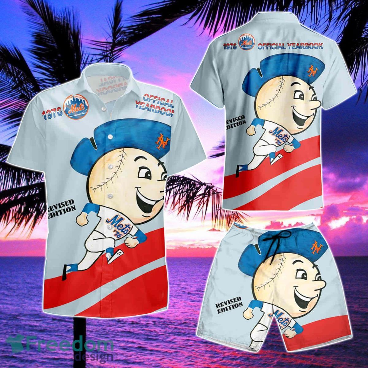 New York Mets Major League Baseball Vacation Hawaiian Shirt And Short -  Freedomdesign