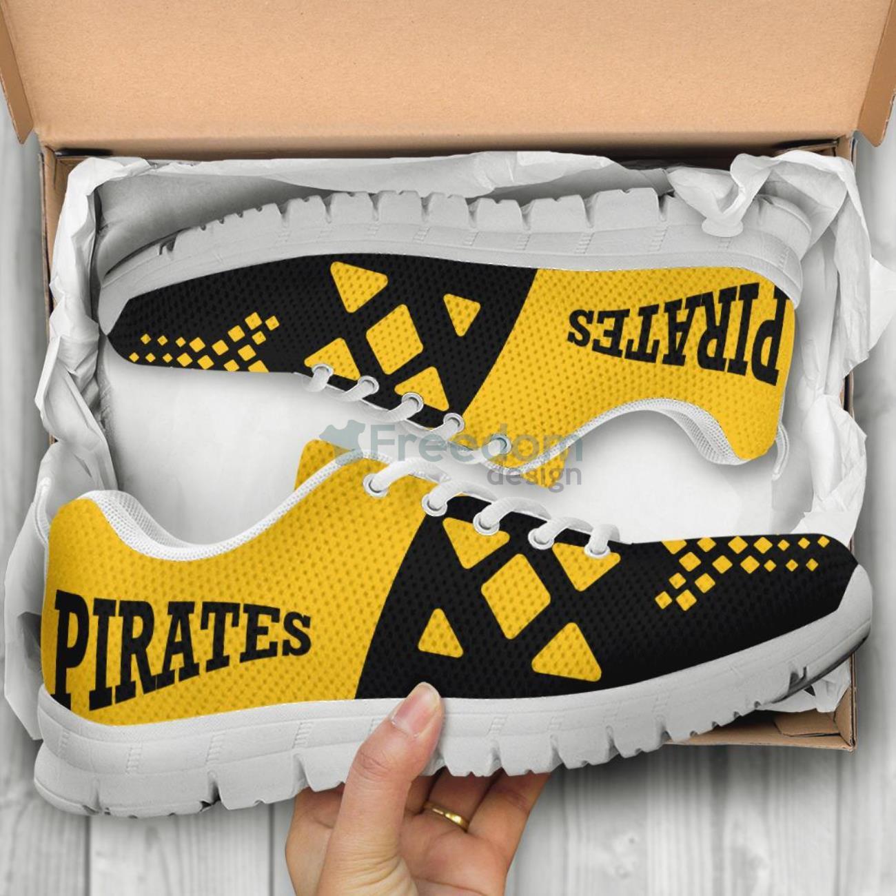 MLB Pittsburgh Pirates Casual Sneakers For Sport Fans Product Photo 1