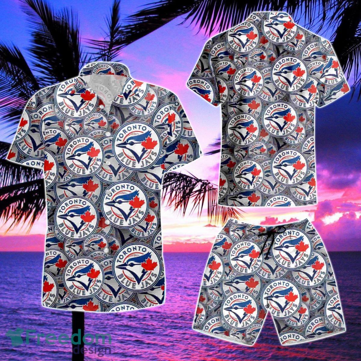 MLB Toronto Blue Jays Hawaiian Shirt & Short Product Photo 2