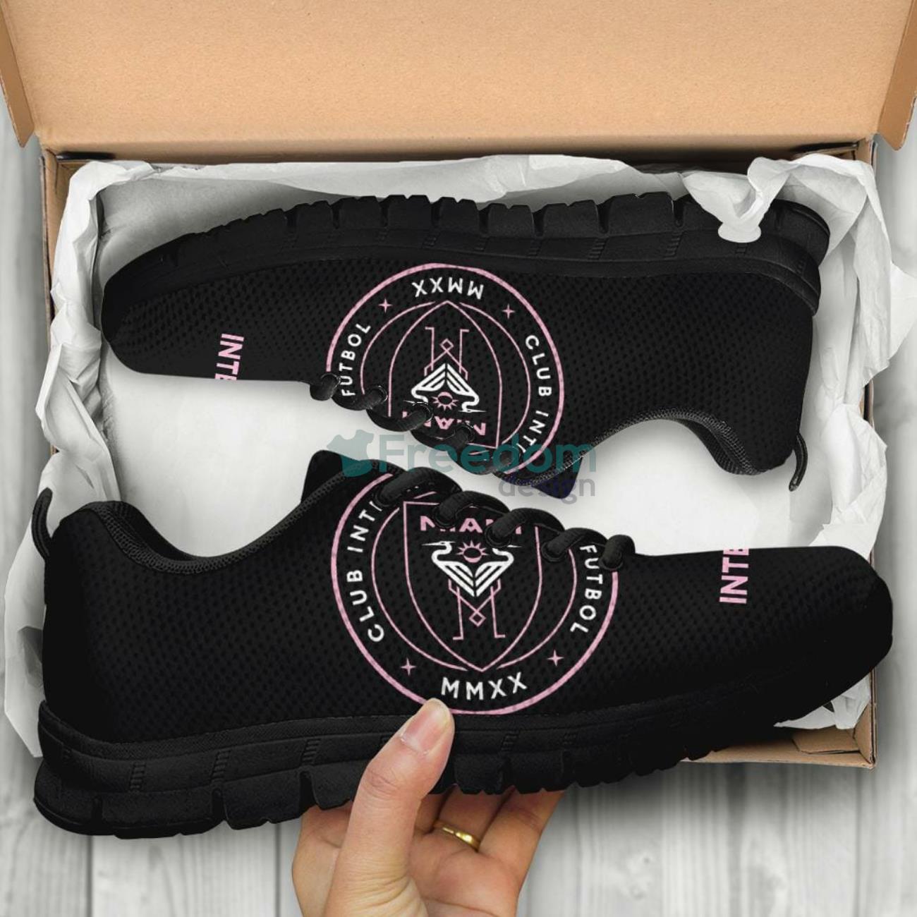 MLS Inter Miami CF Casual Sneakers For Sport Fans Product Photo 2