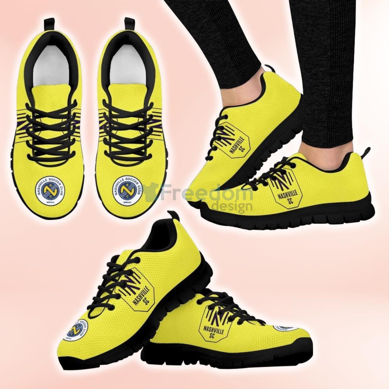 MLS Nashville SC Casual Sneakers For Sport Fans Product Photo 1