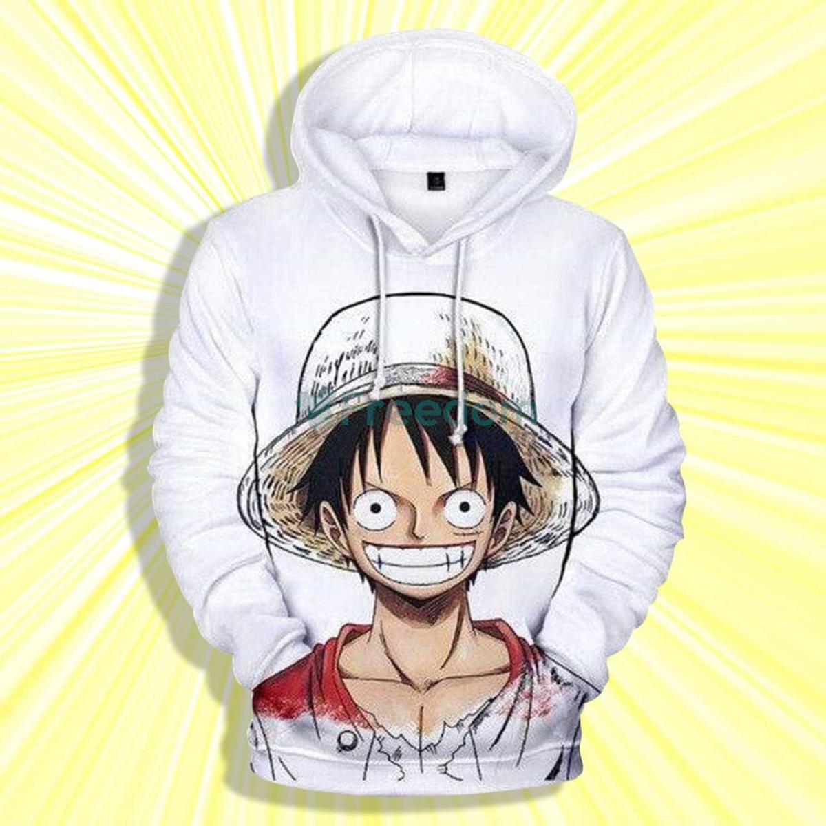 Monkey D. Luffy One Piece Anime 3D Hoodie Product Photo 1