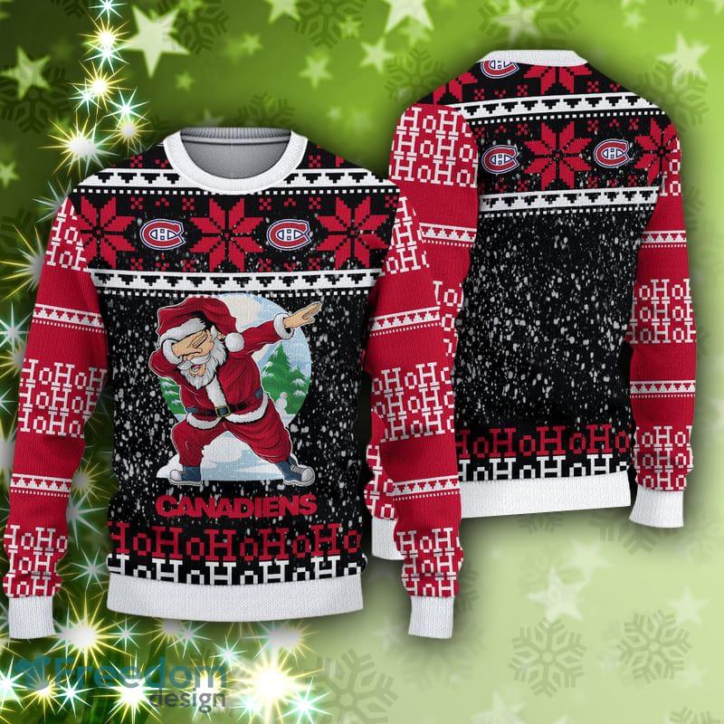 Toronto Maple Leafs Dabbing Santa Claus Christmas Ugly Sweater -  Freedomdesign
