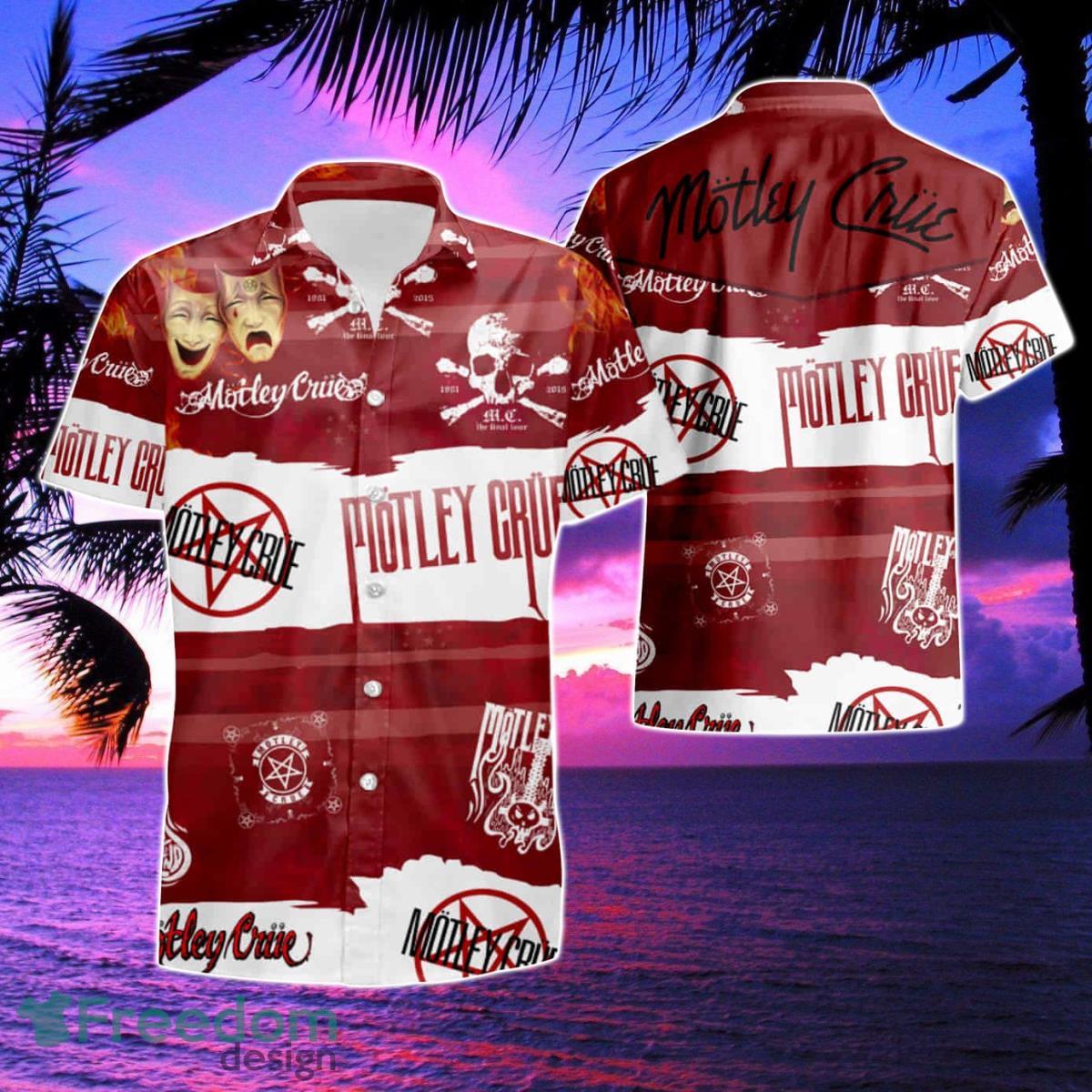 Motley Crue 3D Hawaiian Shirt & Short Product Photo 1