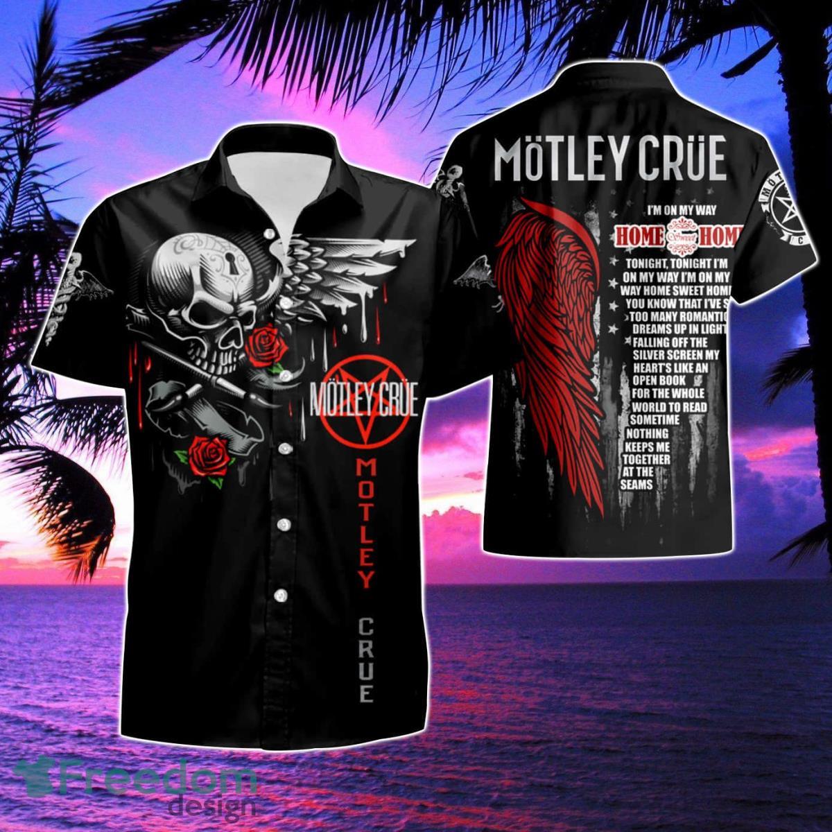 Motley Crue Tropical Hawaii Shirt Aloha Shirt For Men Women - Freedomdesign