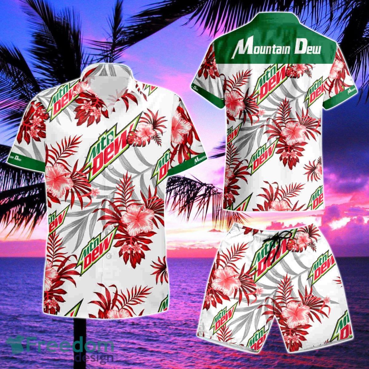 Mountain Dew Hawaiian Shirt & Short Product Photo 2