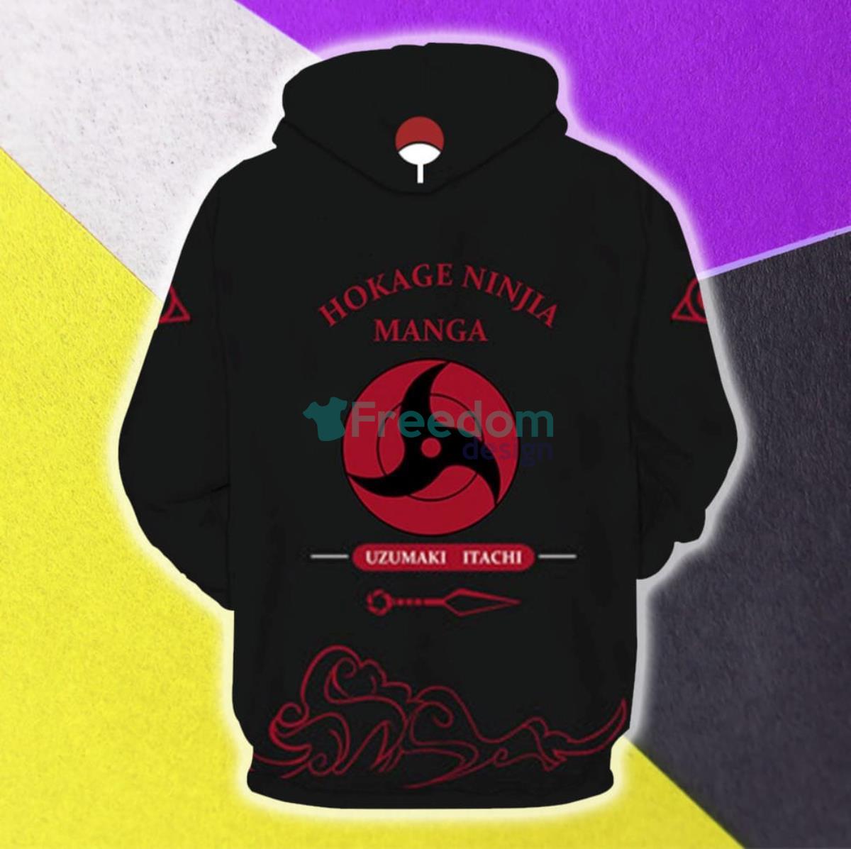 Naruto 3D Hoodie Hokage Ninjia Pullover 3D Hoodie Product Photo 2