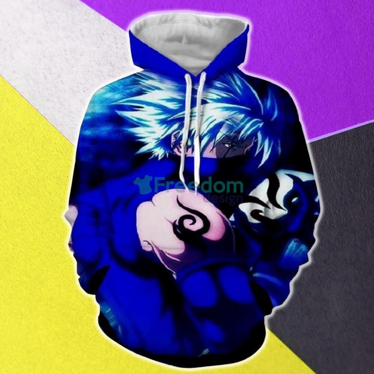 Naruto 3D Hoodie Kakashi Pullover 3D Hoodie Product Photo 1