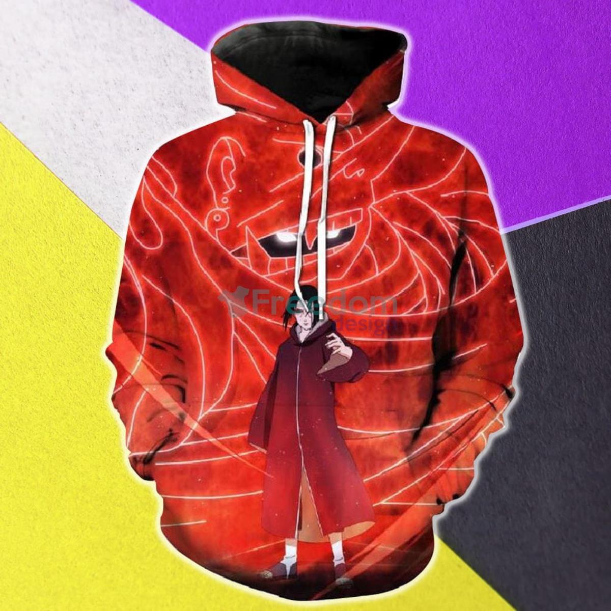 Naruto 3D Hoodie  Uchiha itachi Pullover 3D Hoodie Product Photo 1