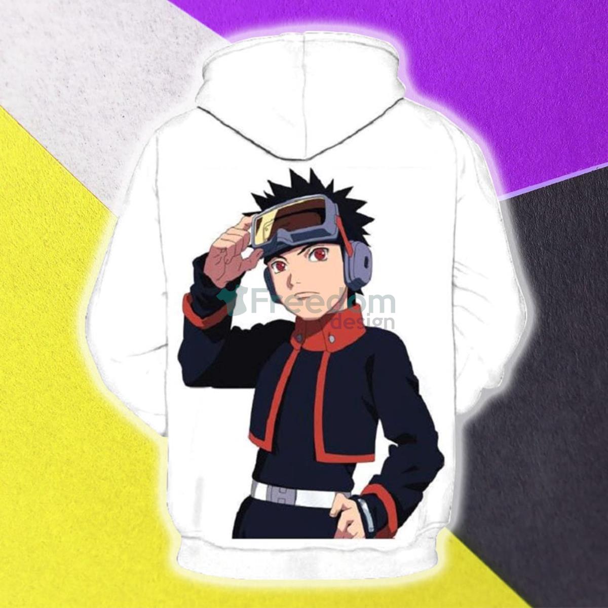 Naruto 3D Hoodie Uchiha Obito Pullover 3D Hoodie Product Photo 2