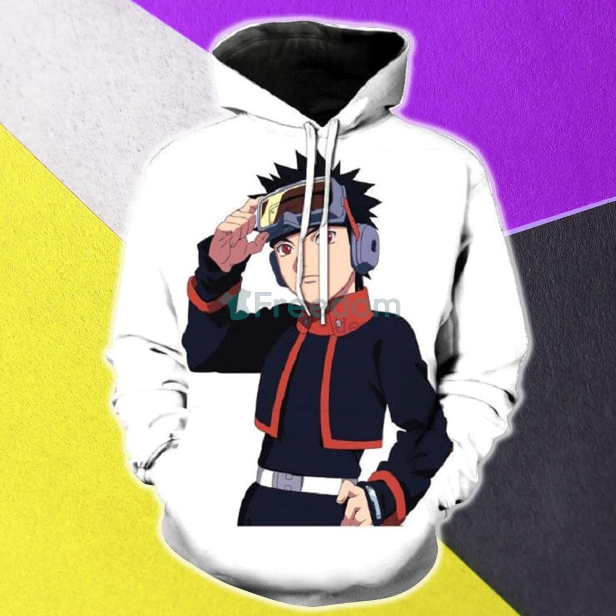 Naruto 3D Hoodie Uchiha Obito Pullover 3D Hoodie Product Photo 1