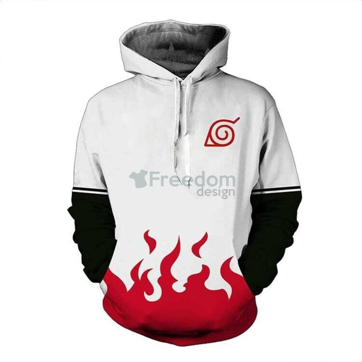 Naruto Hokage 3D Hoodie Pullover Jacket Hoodie 3D Product Photo 1