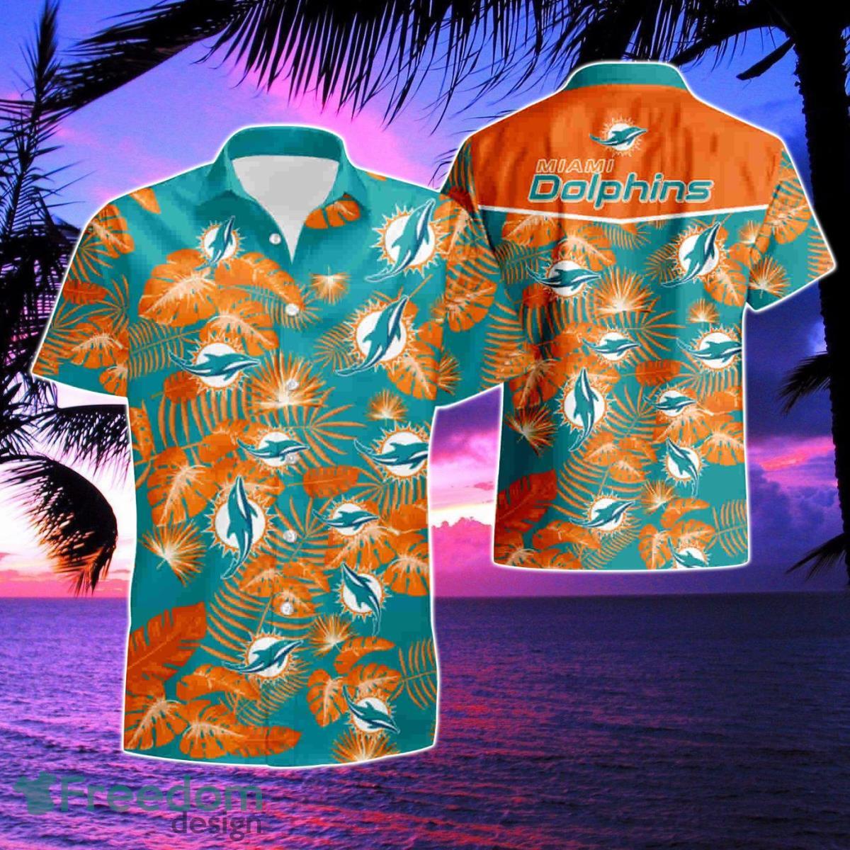 National Football League Miami Dolphins Hawaiian Shirt & Short Product Photo 1