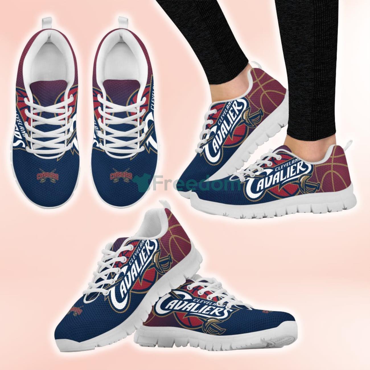 NBA Cleveland Cavaliers Casual Sneakers For Sport Fans Product Photo 2