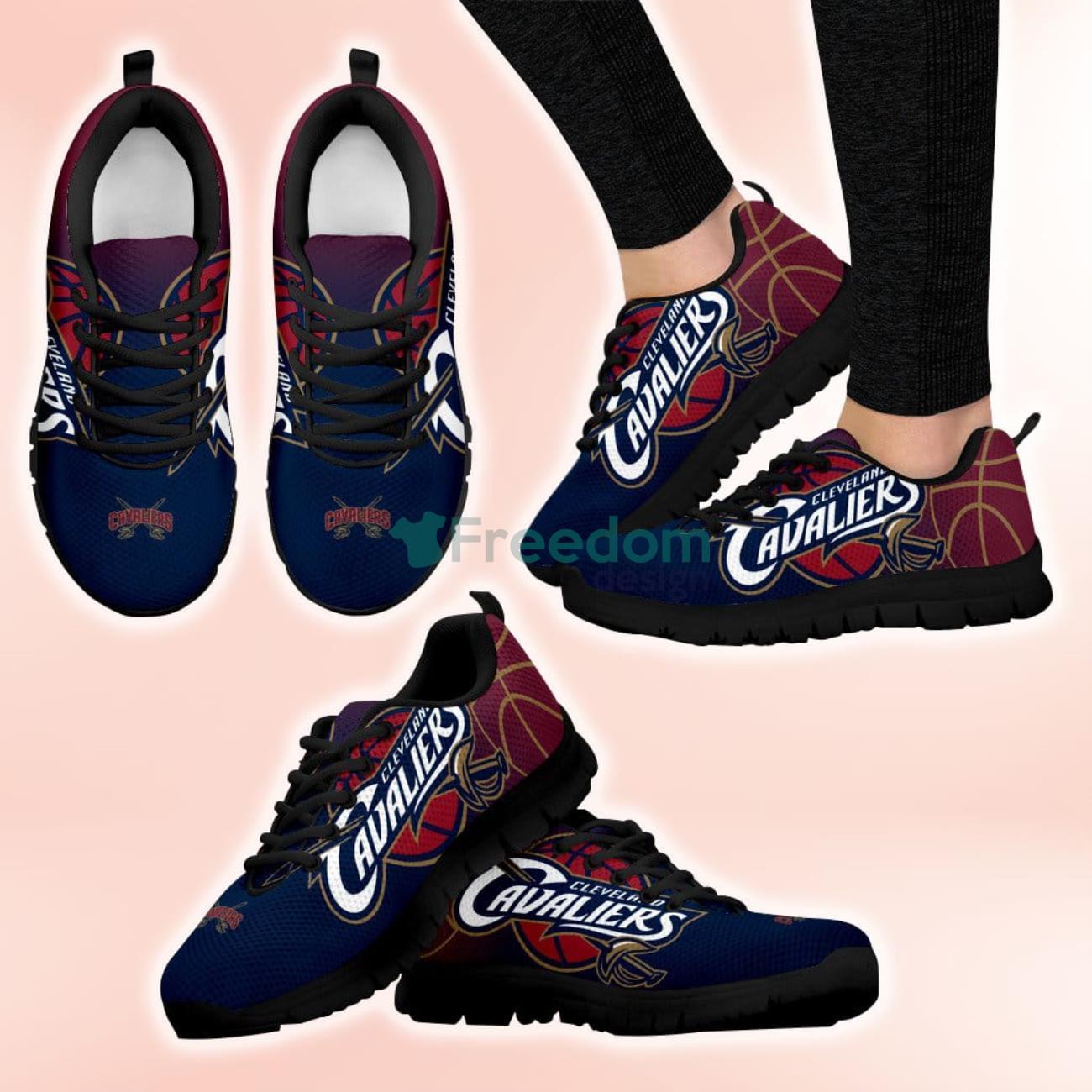 NBA Cleveland Cavaliers Casual Sneakers For Sport Fans Product Photo 1