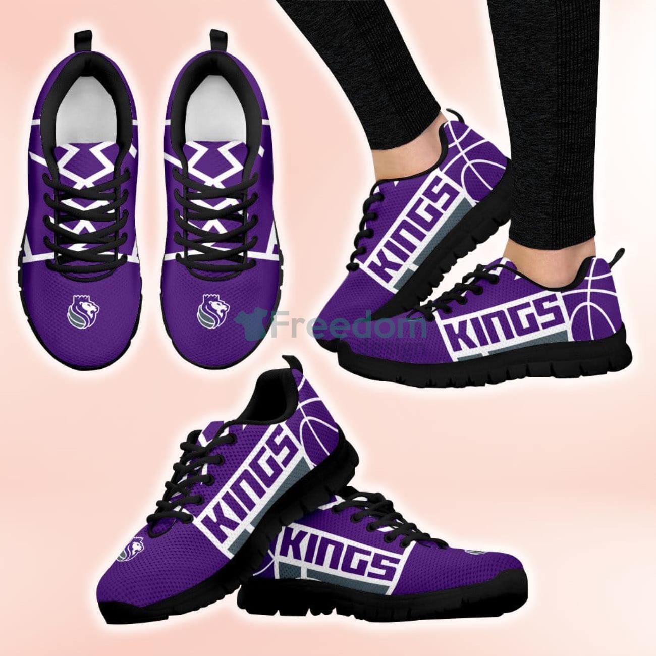 NBA Sacramento Kings Casual Sneakers For Sport Fans Product Photo 1