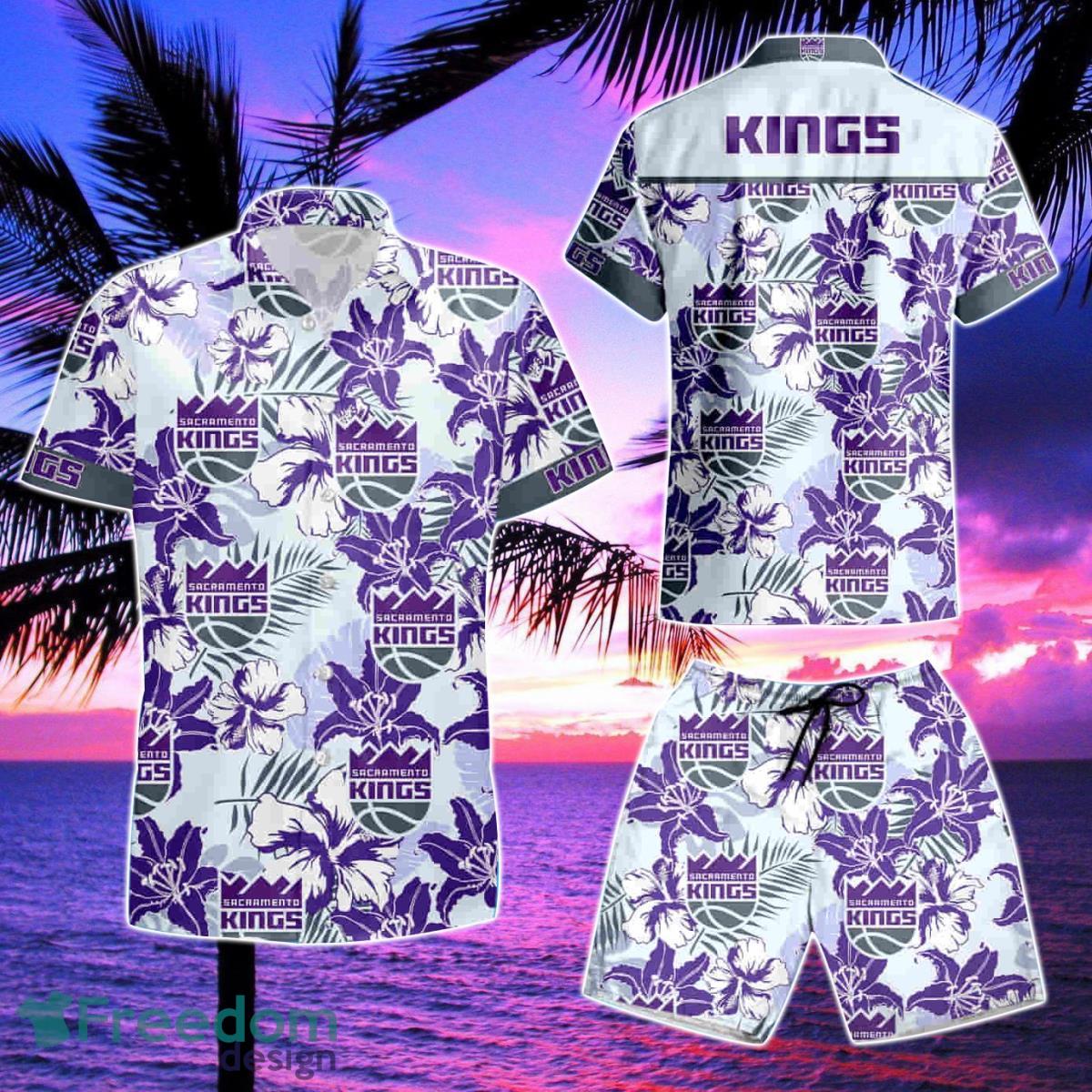 Nba Sacramento Kings Hawaiian Shirt & Short Product Photo 2