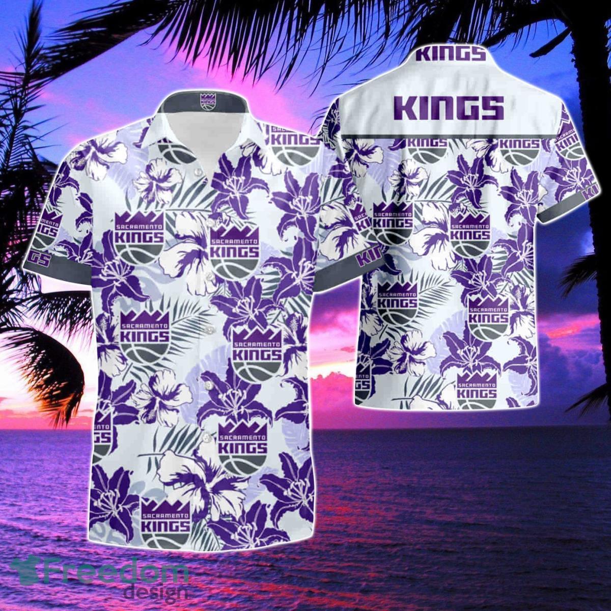 Nba Sacramento Kings Hawaiian Shirt & Short Product Photo 1