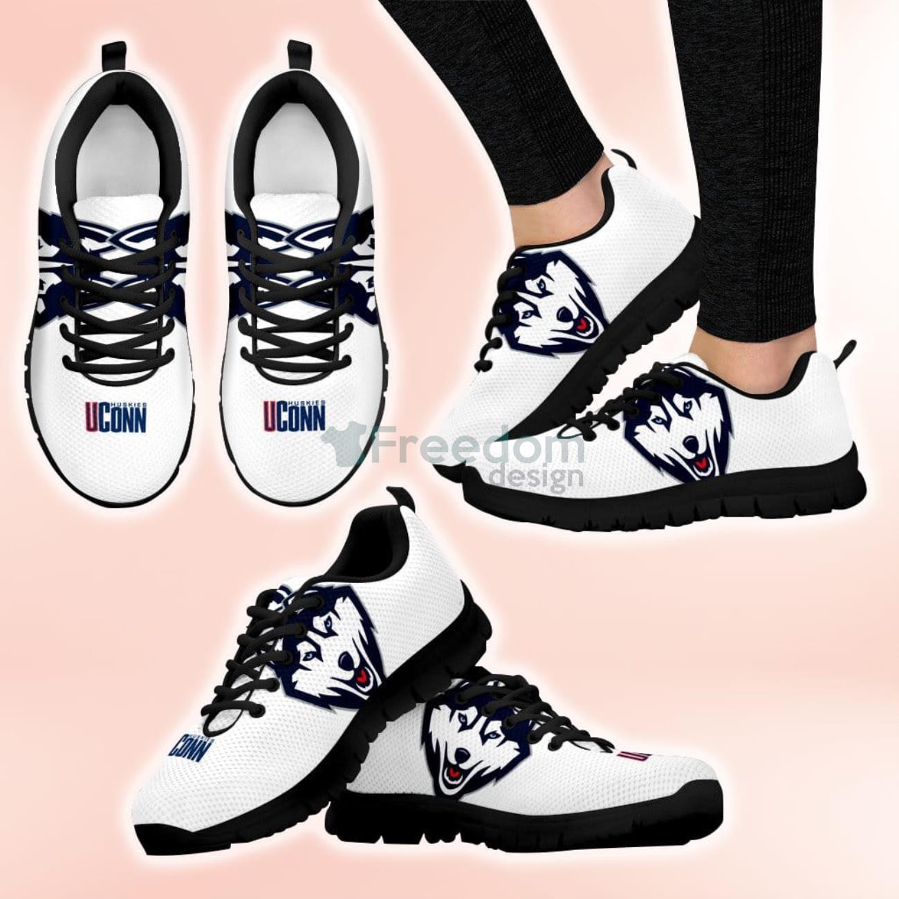 NCAA Connecticut Huskies Casual Sneakers For Sport Fans Product Photo 2