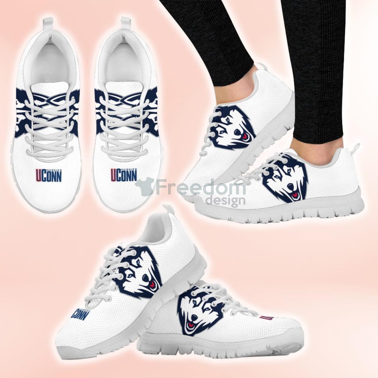 NCAA Connecticut Huskies Casual Sneakers For Sport Fans Product Photo 1