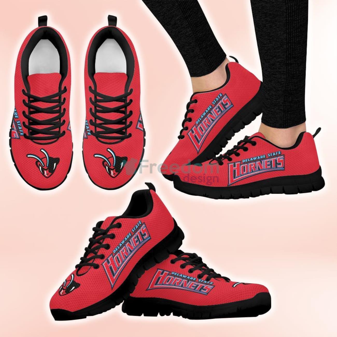 NCAA Delaware State Hornets Casual Sneakers For Sport Fans Product Photo 1