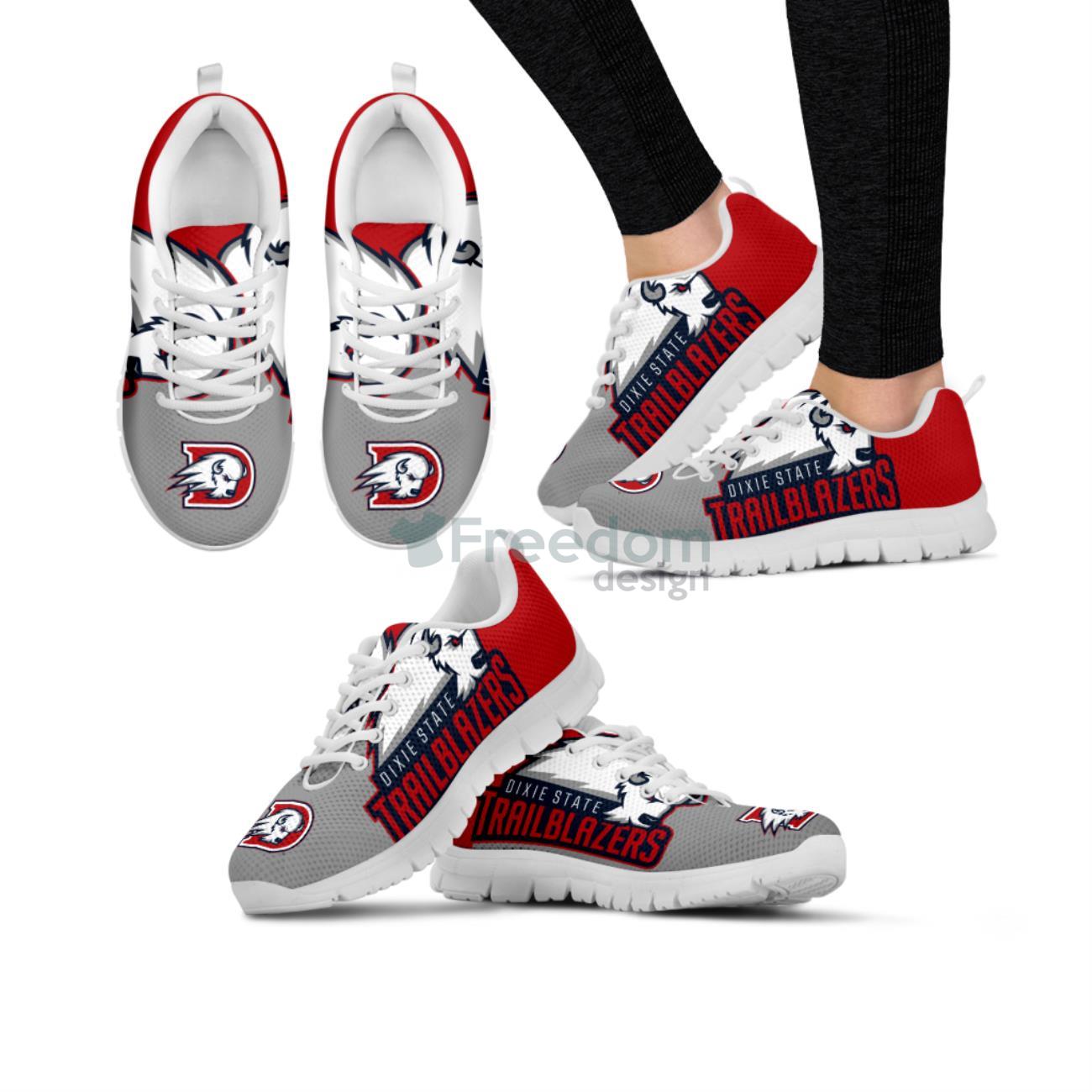 NCAA Dixie State Trailblazers Casual Sneakers For Sport Fans Product Photo 2