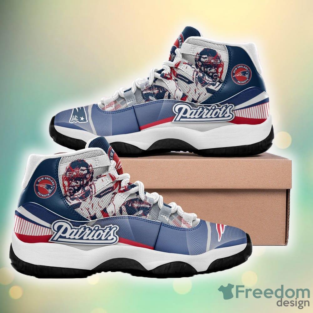 New England Patriots Air Jordan 11 Represent Men And Women Gift