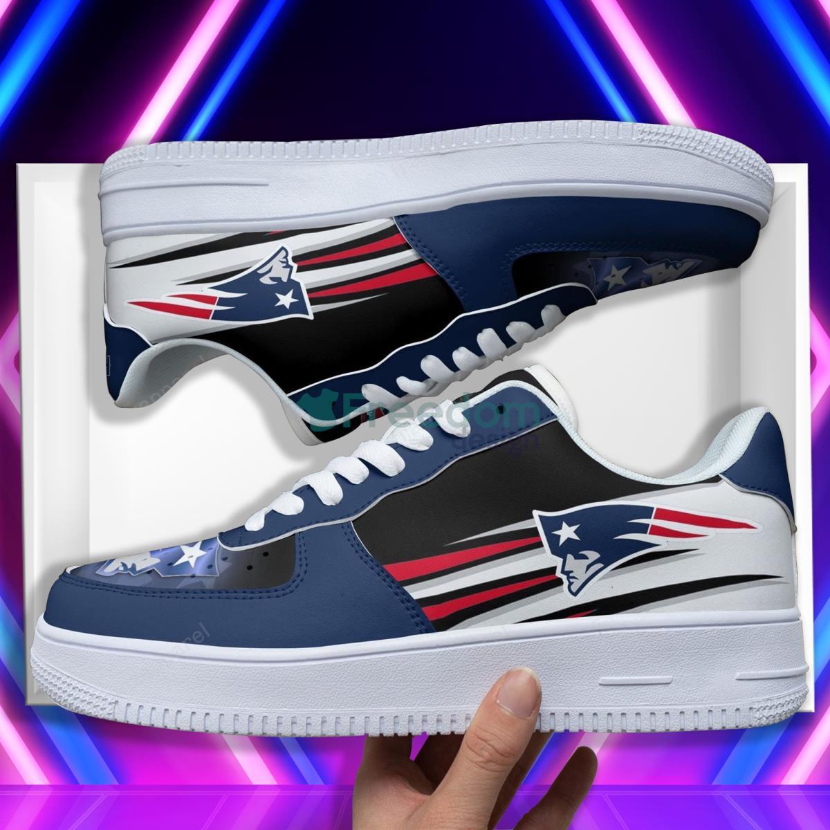 New England Patriots Football Team Style Design Air Force Shoes For Fans Product Photo 1