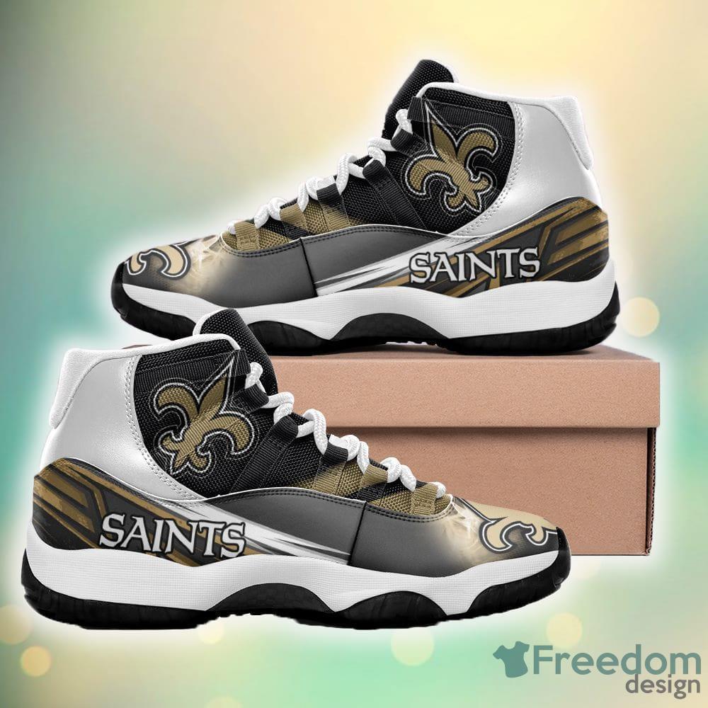 New Orleans Saints Full Print Air Jordan 11 Shoes For Men And Women