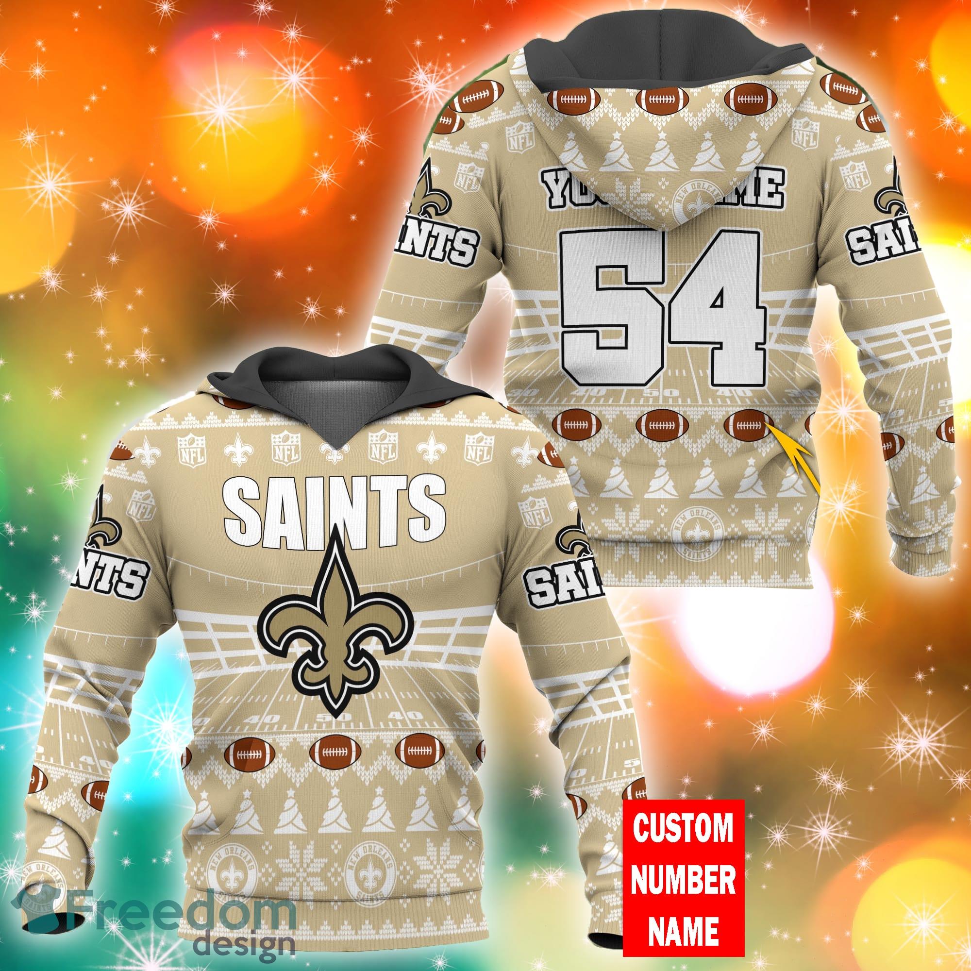 New Orleans Saints NFL American Football Team Cardigan Style 3D