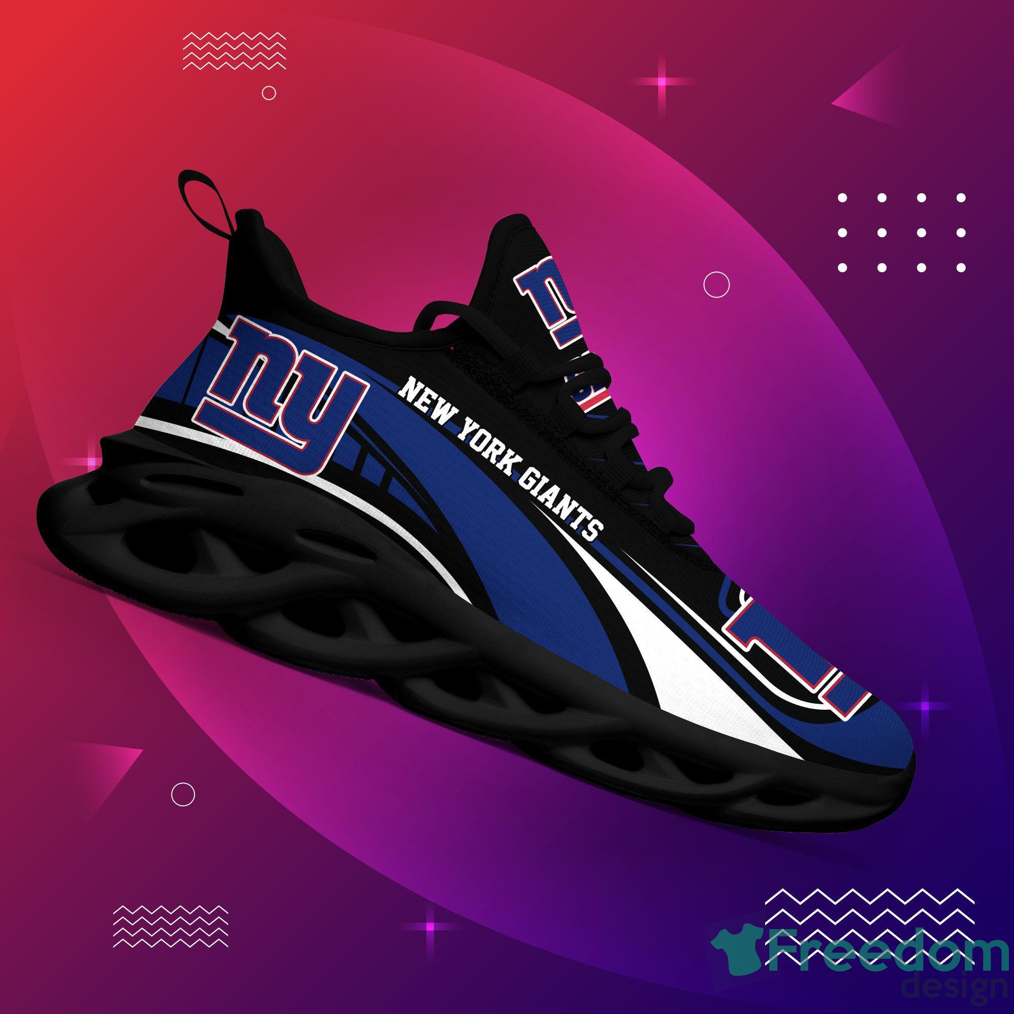 New York Giants Logo Curve Line Running Sneaker Max Soul Shoes Gift For Men  And Women - Freedomdesign