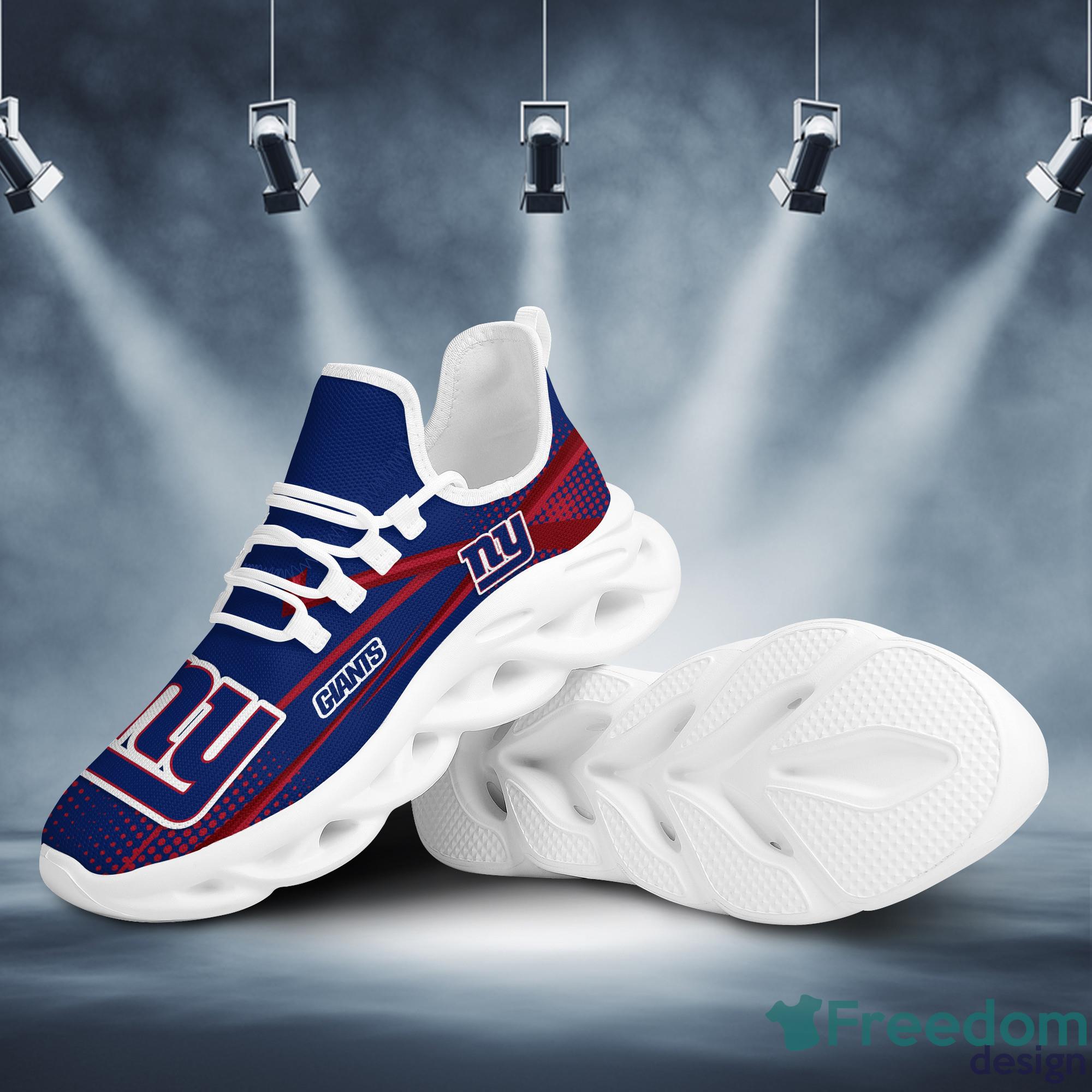 New York Giants Logo Curve Line Running Sneaker Max Soul Shoes Gift For Men  And Women - Freedomdesign