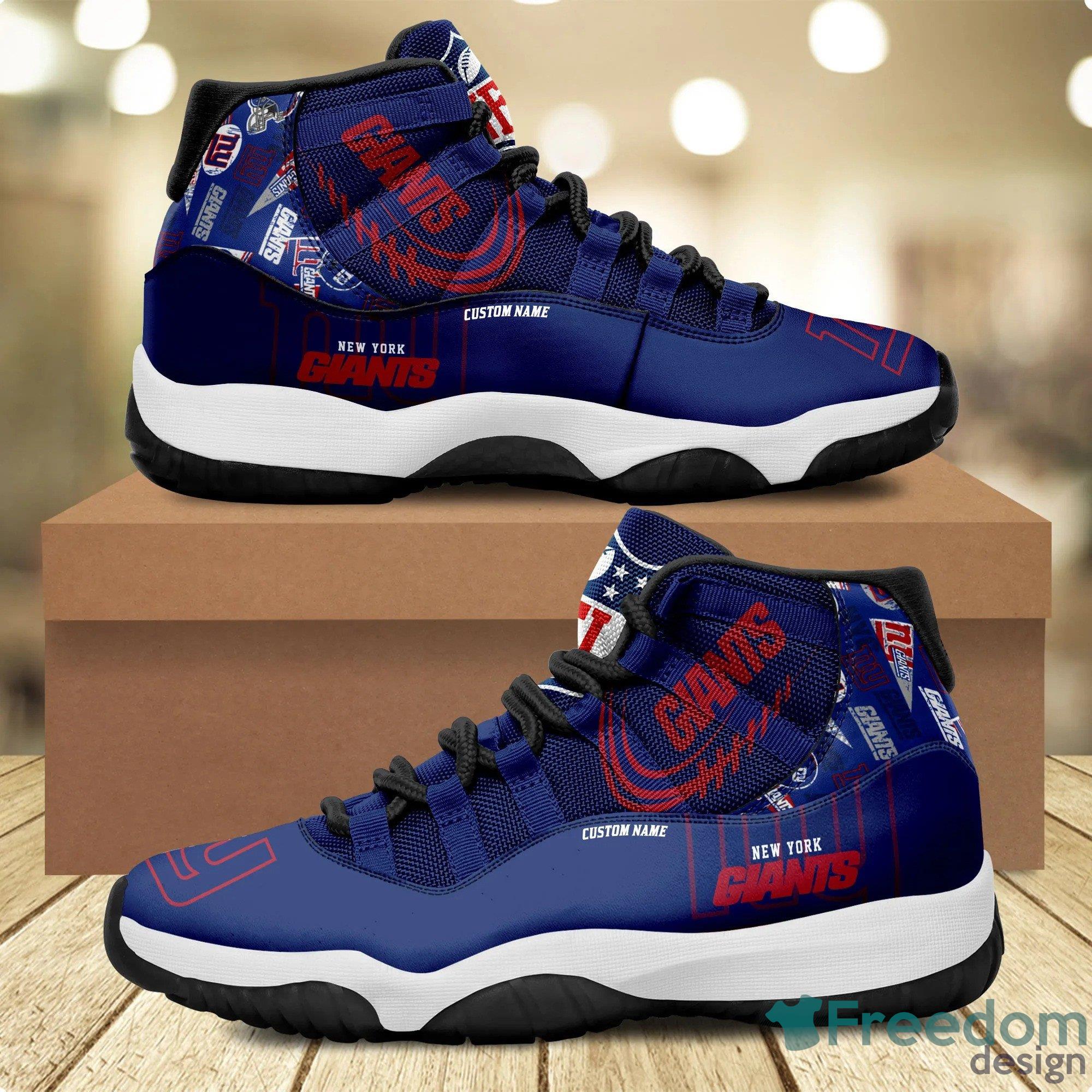 New York Giants Air Shoes Sneakers For Fans - Freedomdesign