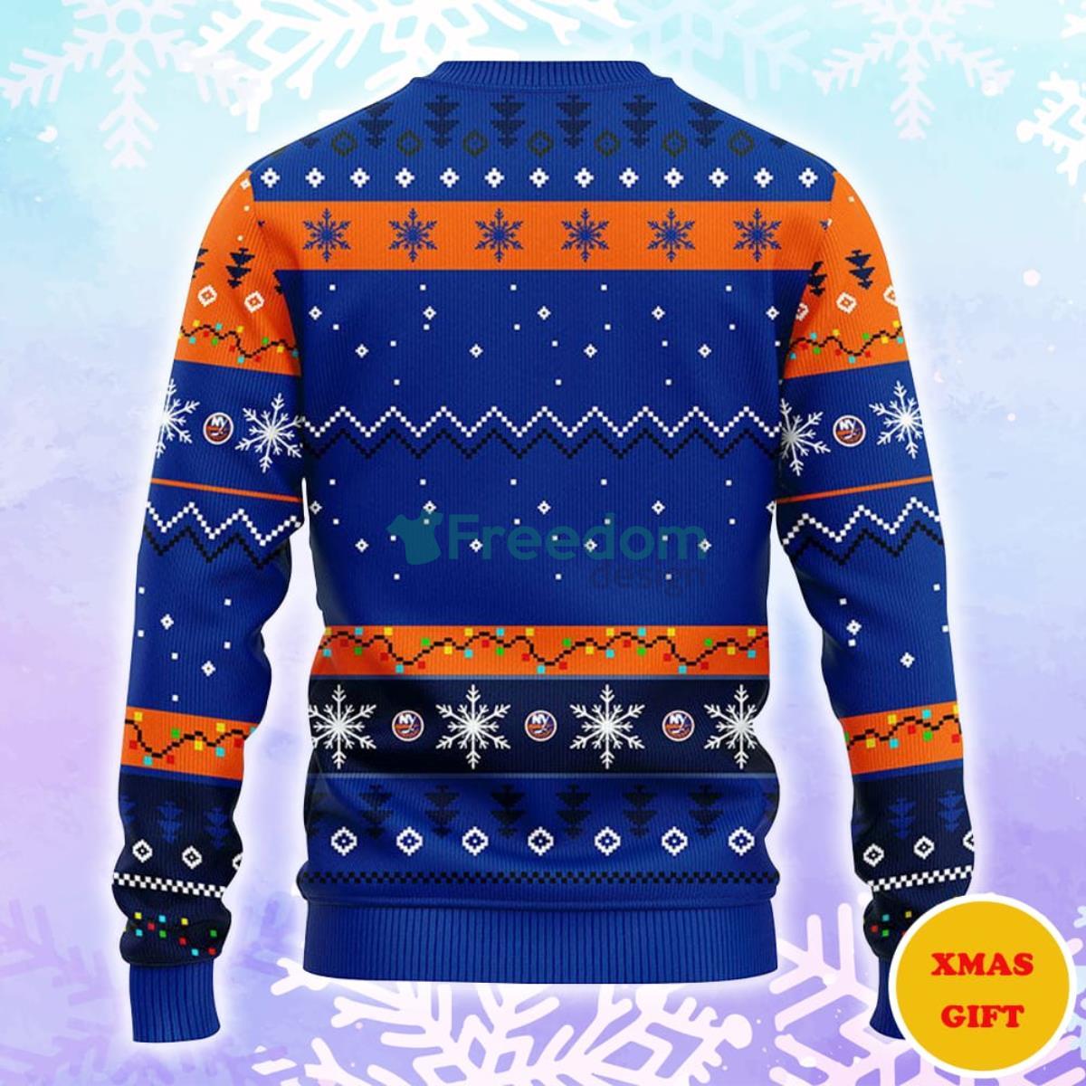 New York Islanders Hohoho Mickey Christmas AOP Sweater Product Photo 2