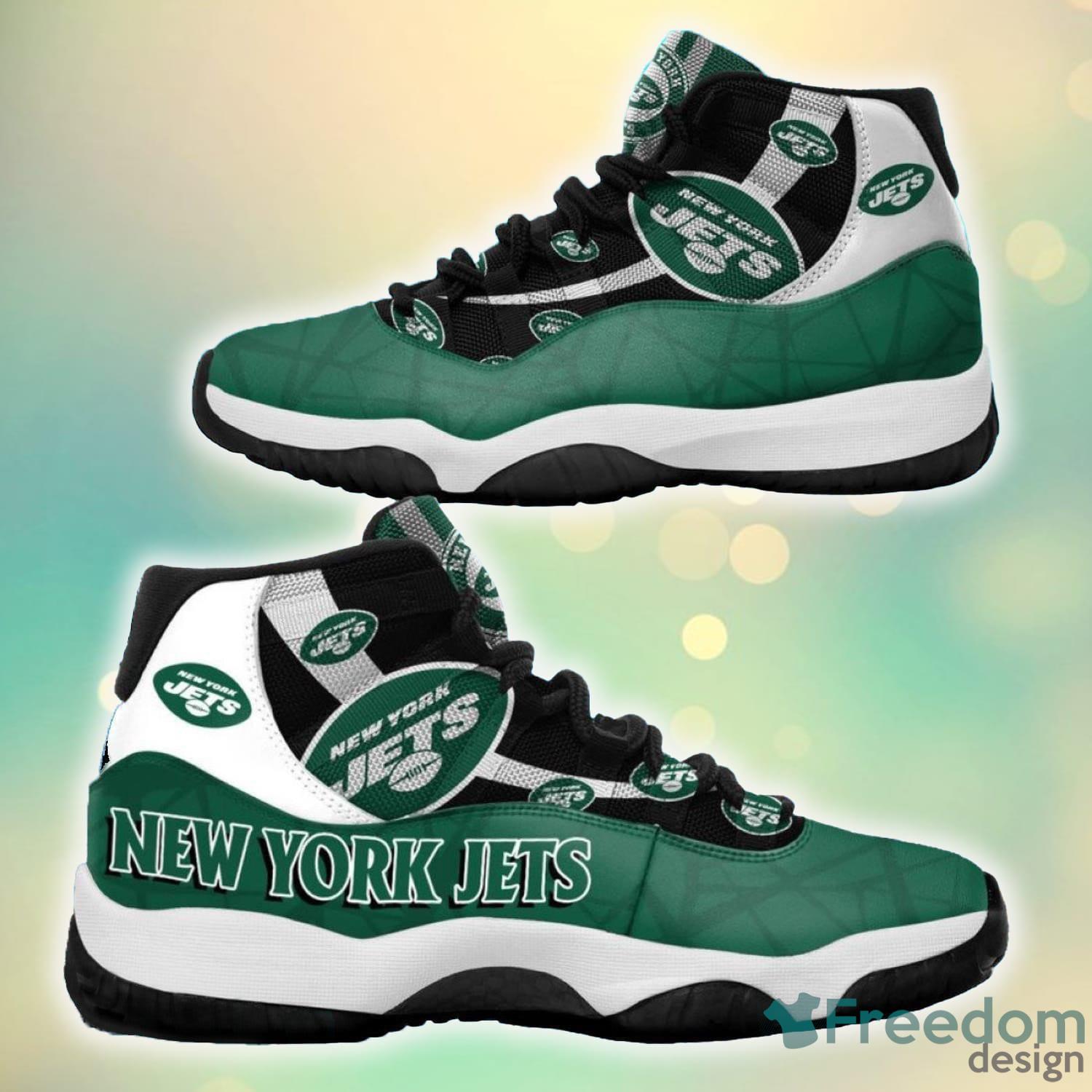 New York Jets NFL Air Jordan 11 Sneakers Shoes Gift For Fans - Freedomdesign