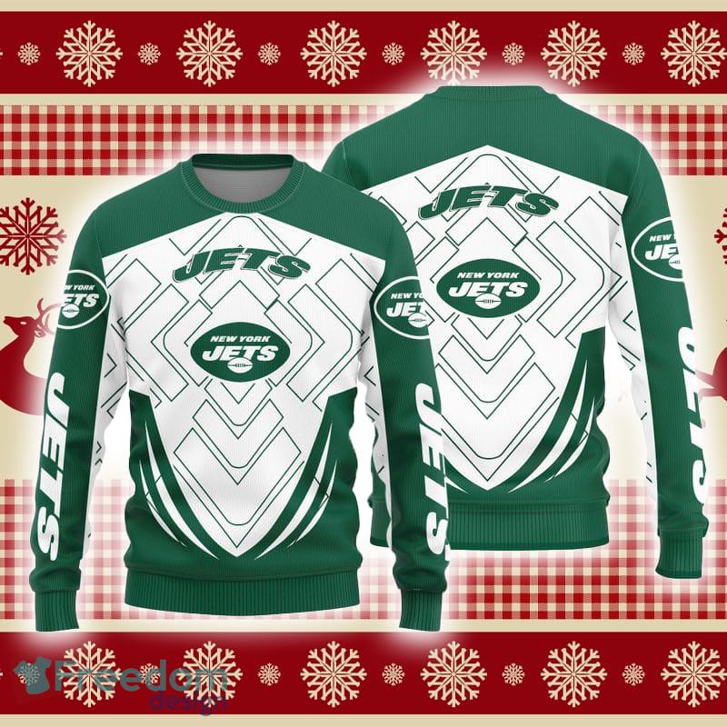 New York Jets Basic Pattern Knitted Sweater For Christmas
