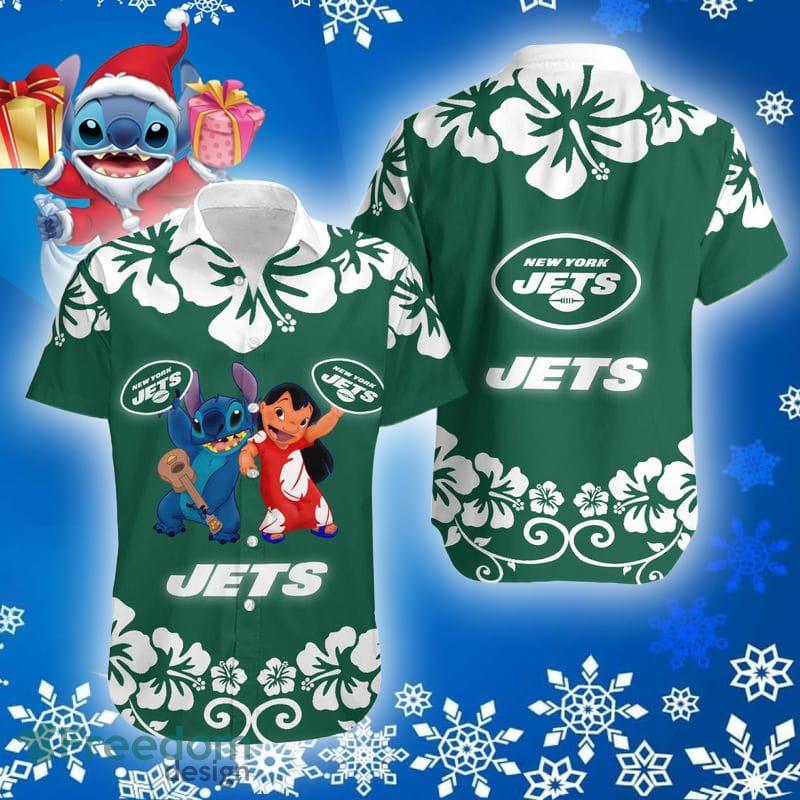 NY Jets Hawaiian Shirt Festive New York Jets Gift - Personalized Gifts:  Family, Sports, Occasions, Trending