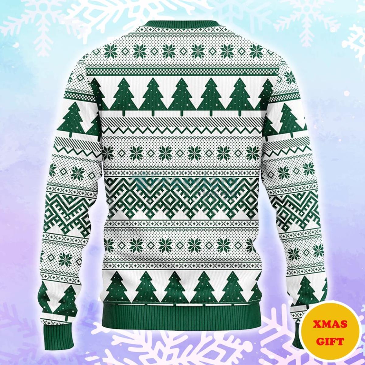 New York Jets Minion Christmas AOP Sweater Product Photo 2