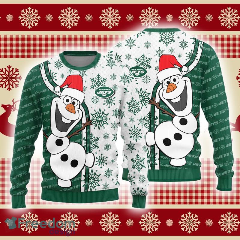 New York Jets Fans Skull Hat Knitted Christmas Sweater - Freedomdesign