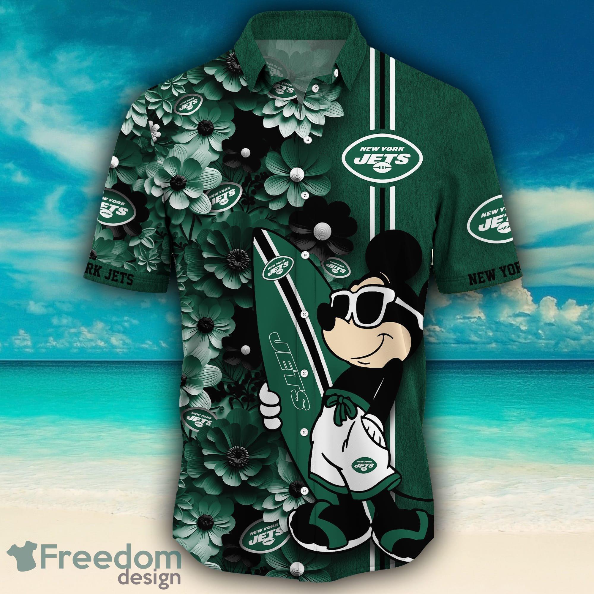 Mickey New York Jets Hawaiian Shirt