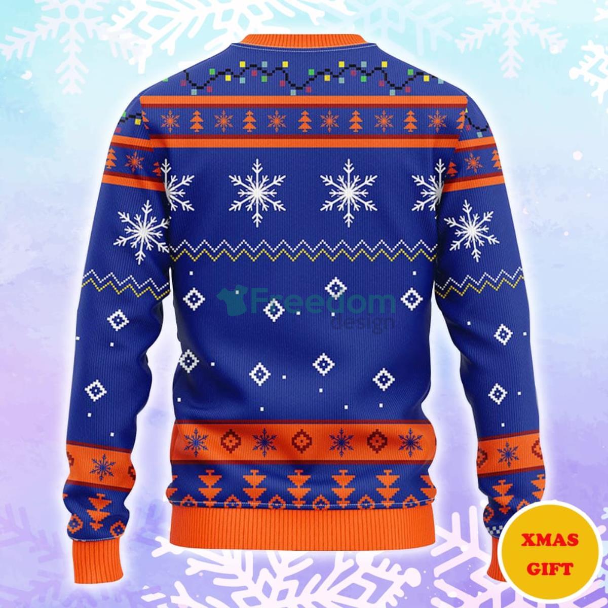 New York Mets Funny Grinch Christmas AOP Sweater Product Photo 2